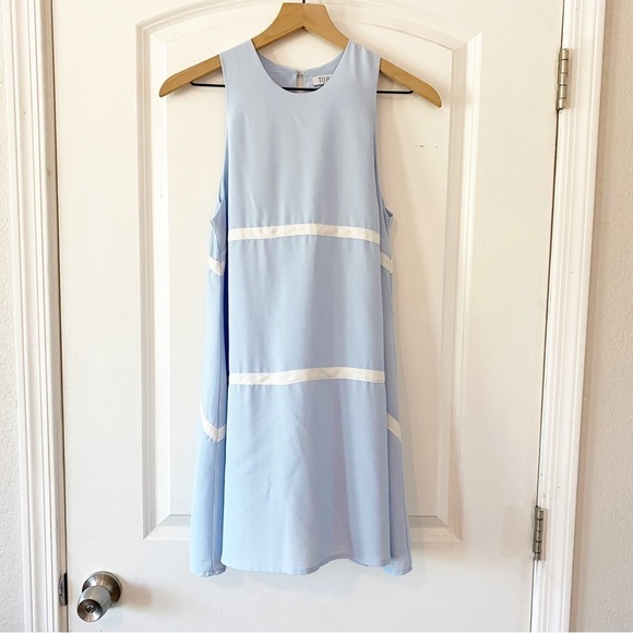TOBI New Dawn Light Blue Sleeveless Mini Dress - Picture 4 of 13